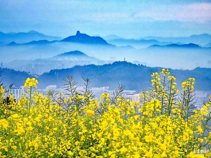 春暖花开山乡美